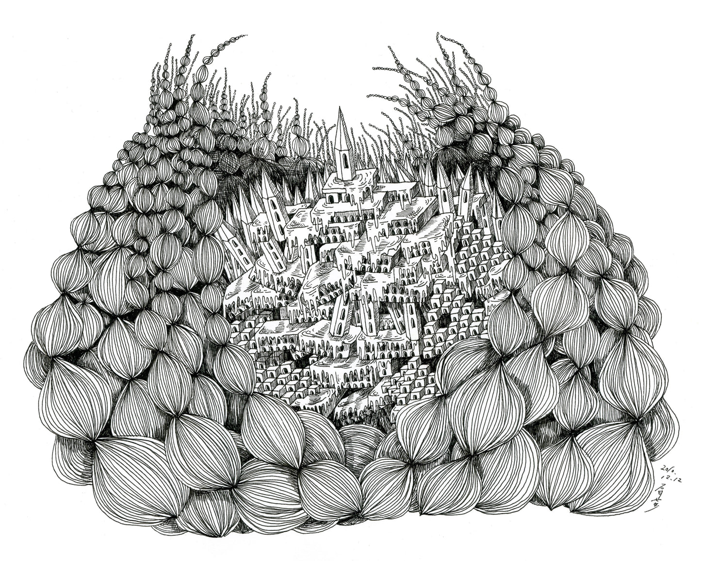 IDEAL PALACE - SUCCULENT PLANTS 21x30cm