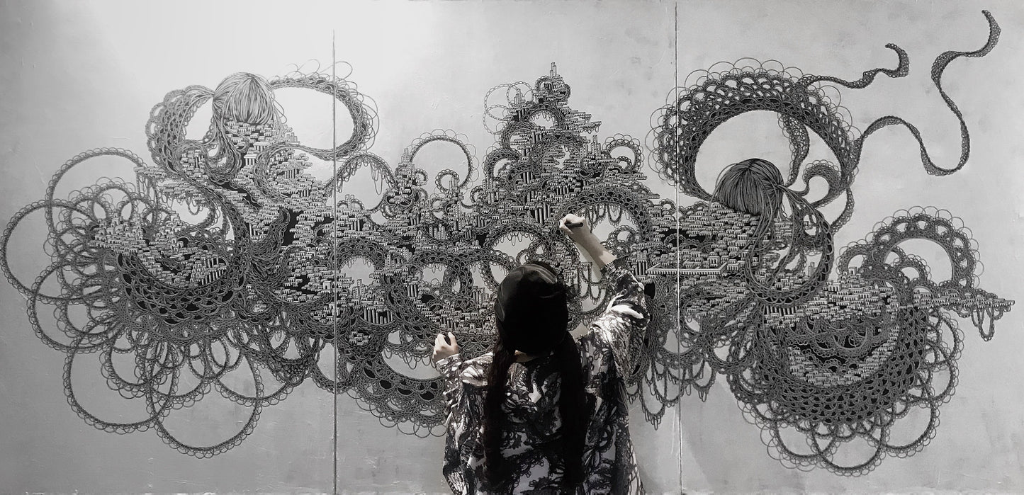 IDEAL PALACE - FUJIN RAIJIN 162x390cm