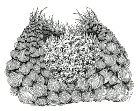 IDEAL PALACE - SUCCULENT PLANTS 21x30cm