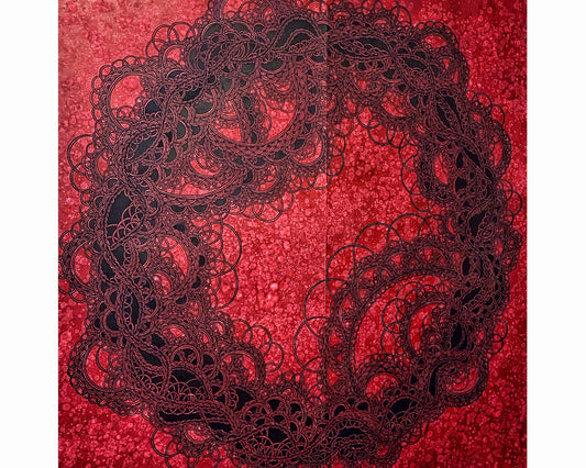 DECOMPOSITION AND COMPOSITION 02 79x79cm